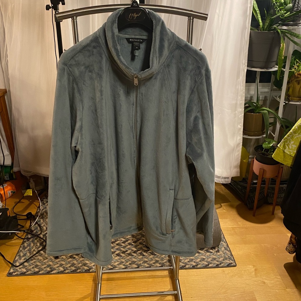 Athleta Double Cozy Karma Recover Full-Zip Fleece Jacket